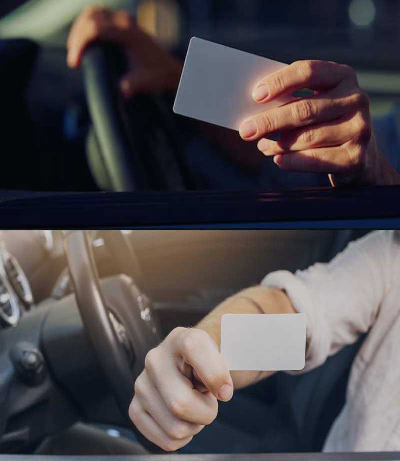 ทาบบัตรคีย์การ์ด Easy Go จากในรถ ไม่ต้องลดกระจก